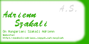 adrienn szakali business card